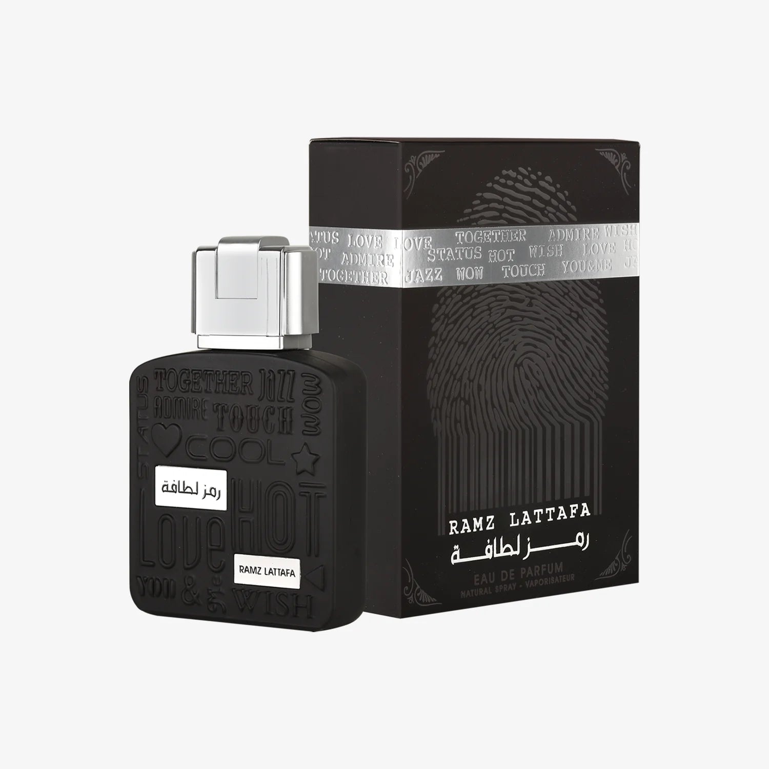 Ramz Lattafa Silver Perfume Spray For Men EDP 100ml 3.4oz New In Box