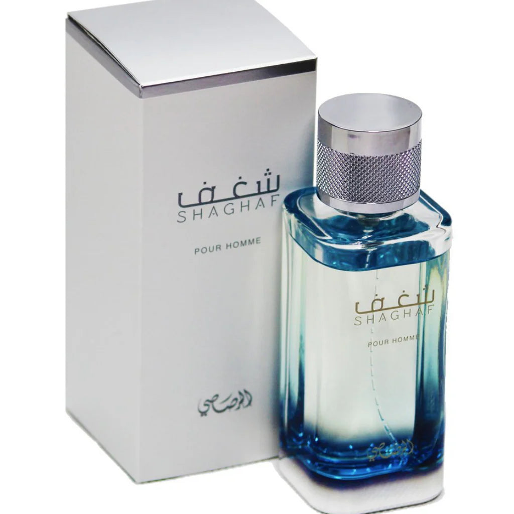 Nafaeis Al Shaghaf Rasasi  For Men Cologne Perfume Spray EDP 100ml 3.38oz NEW