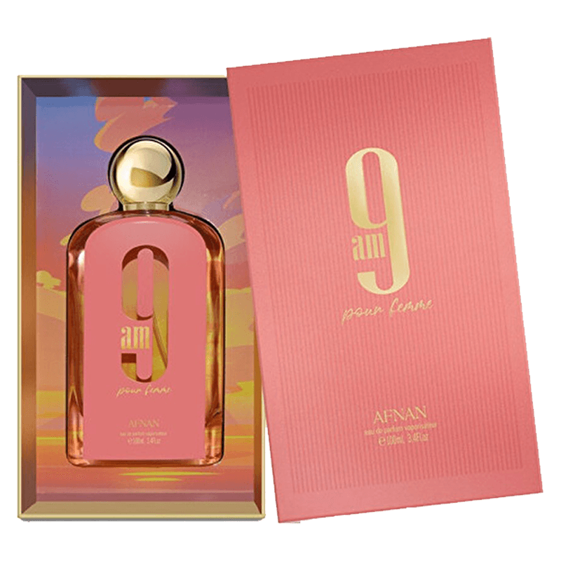 9AM Pour Femme Coral Afnan Perfume 3.4 oz 100ml EDP Cologne Unisex