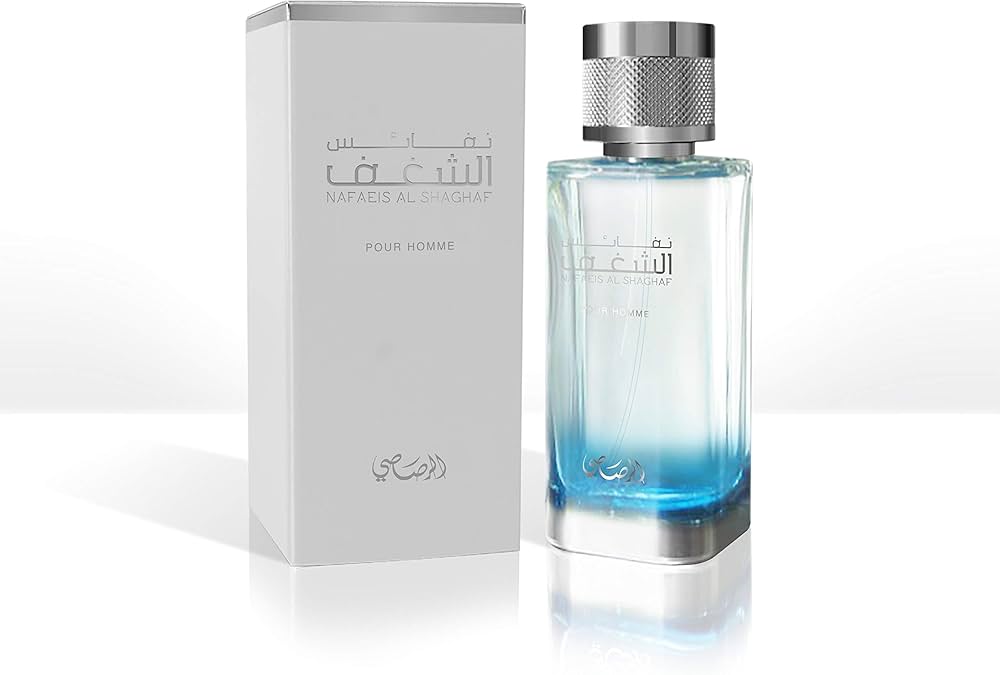 Nafaeis Al Shaghaf Rasasi  For Men Cologne Perfume Spray EDP 100ml 3.38oz NEW
