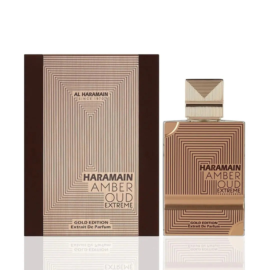 Al Haramain Amber Oud Extreme Gold Edition Extrait De Parfum 60ml with Atomizer