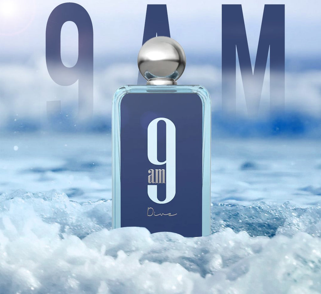 Afnan 9AM Dive Mens Perfume Cologne EDP Spray 100mL