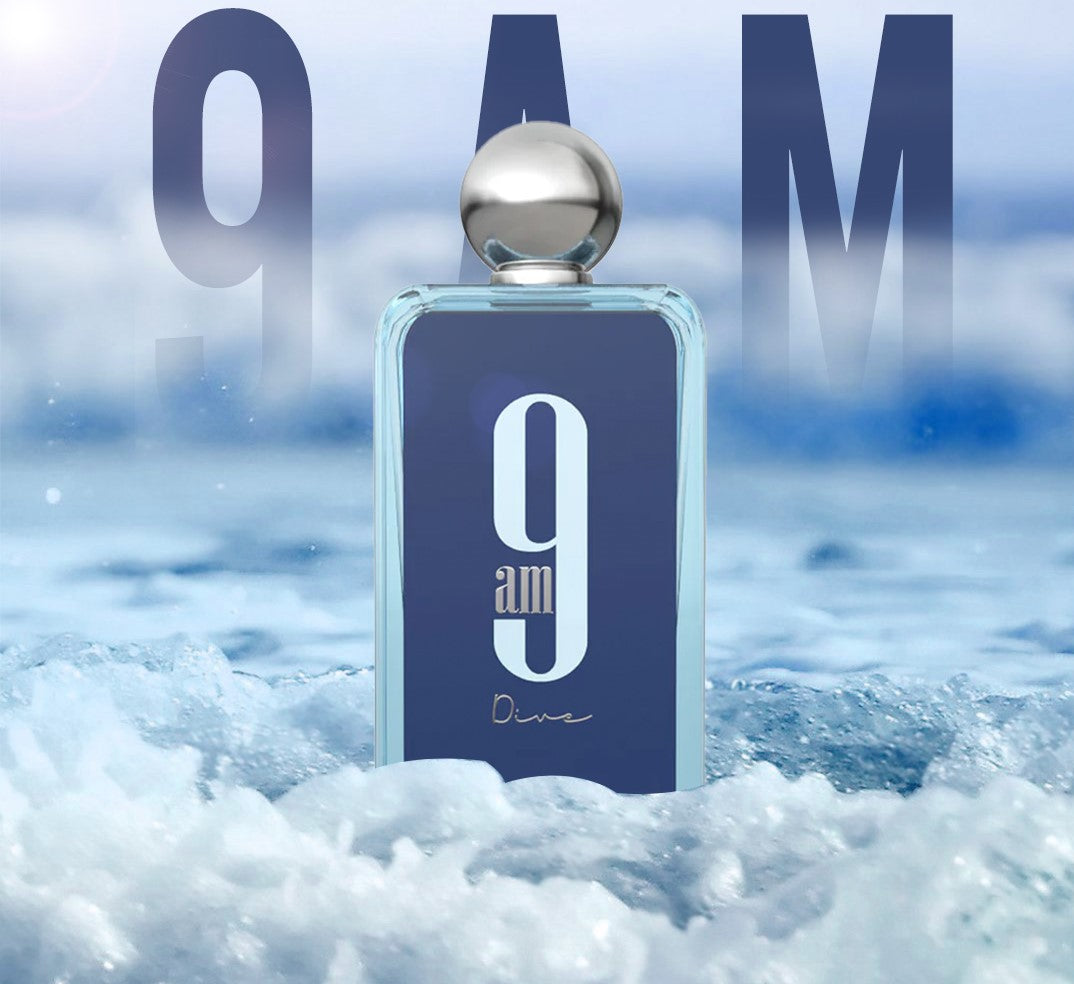 Afnan 9AM Dive Mens Perfume Cologne EDP Spray 100mL