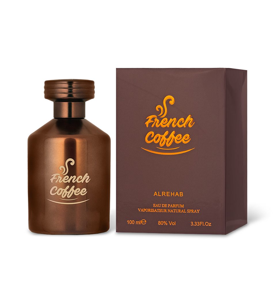 Al Rehab French Coffee Eau de Parfum Unisex Perfume Spray 3.4 Fl Oz (100 ml)