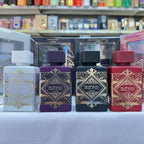 4 PACK Badee Al Oud Lattafa Perfume Sublime Amethyst Honor & Glory Oud For Glory