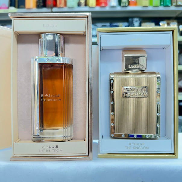 The Kingdom Man & The Kingdom Woman Lattafa Perfume EDP 100mL 3.4oz (BUNDLE)