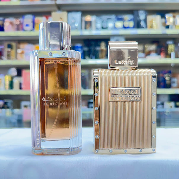 The Kingdom Man & The Kingdom Woman Lattafa Perfume EDP 100mL 3.4oz (BUNDLE)