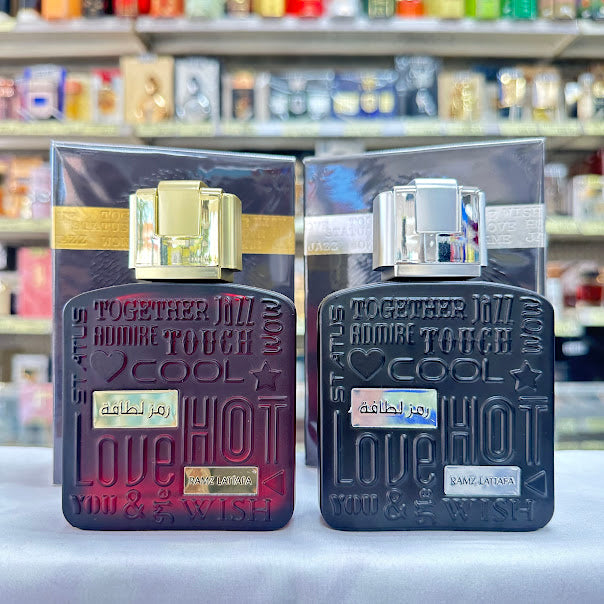 2 PACK Lattafa Ramz Gold & Ramz Silver Perfume Spray EDP 100mL 3.4oz New