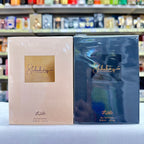 2 PACK BUNDLE Rasasi Shuhrah Men & Shuhrah Women Perfume Spray EDP 90ml NEW