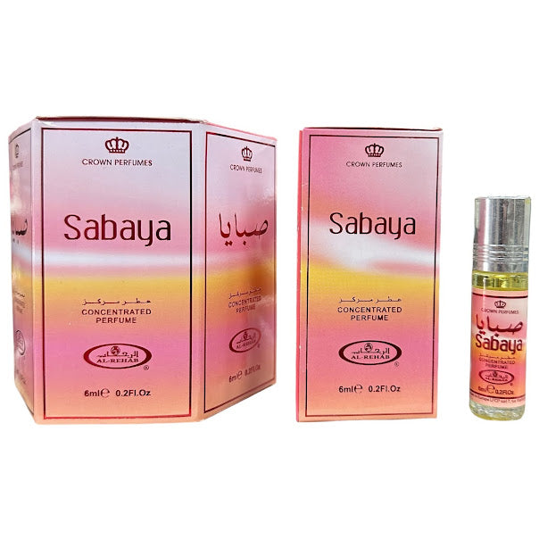 Sabaya 6mL Roll On Perfume Oil Concentrated by Al Rehab (BOX OF 6)
