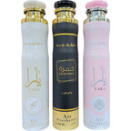 Yara Moi / Khamrah / Yara Lattafa Air Fresheners (3 PACK BUNDLE) 300mL