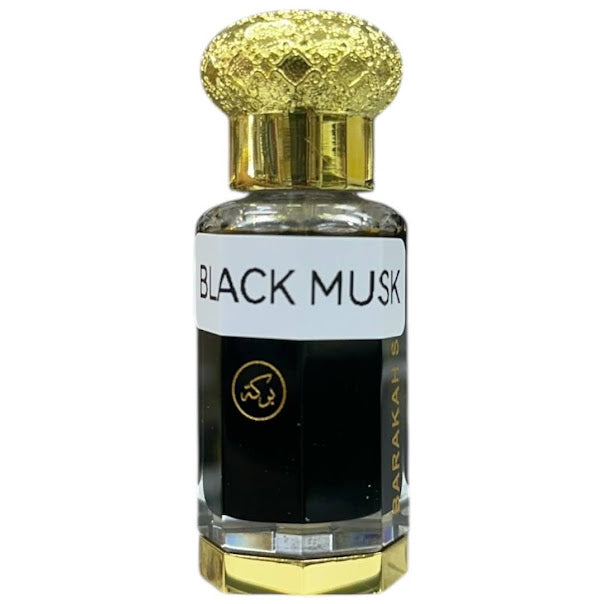 BLACK MUSK - Attar Perfume Oil 12mL (0.40 OZ) Unisex Alcohol Free