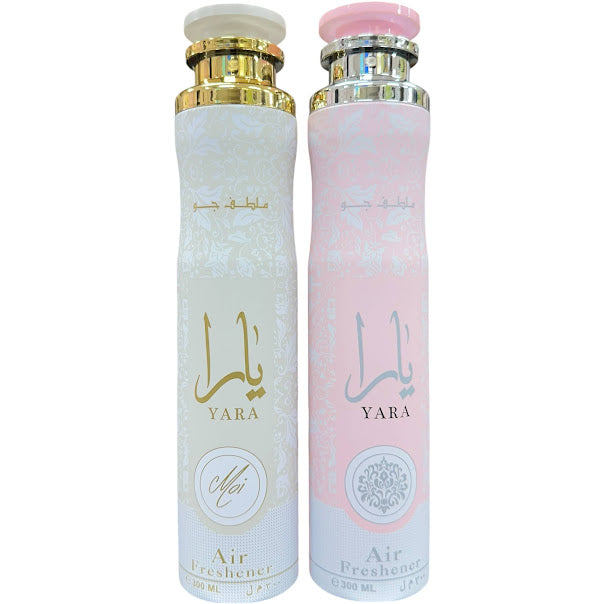 (2 PACK) Lattafa Yara & Yara Moi Air Fresheners 300mL