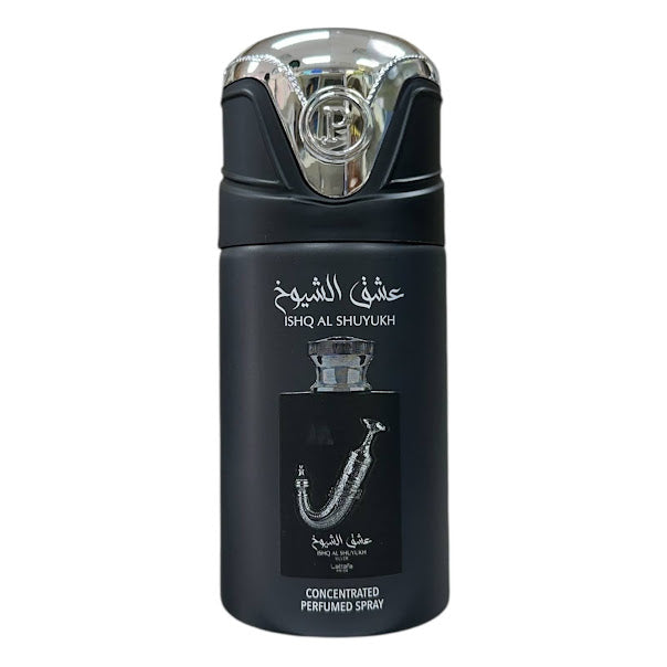 Ishq Al Shuyukh Silver by Lattafa Concentrated Perfumed Spray Long Lasting 250mL