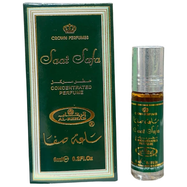 Saat Safa 6mL Roll On Perfume Oil Concentrated by Al Rehab (BOX OF 6)