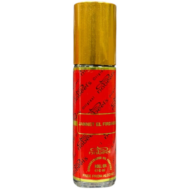 Jannet Al Firdaus - Box 6 x 6ml Roll-On Perfume Oil by Nabeel Free From Alcohol
