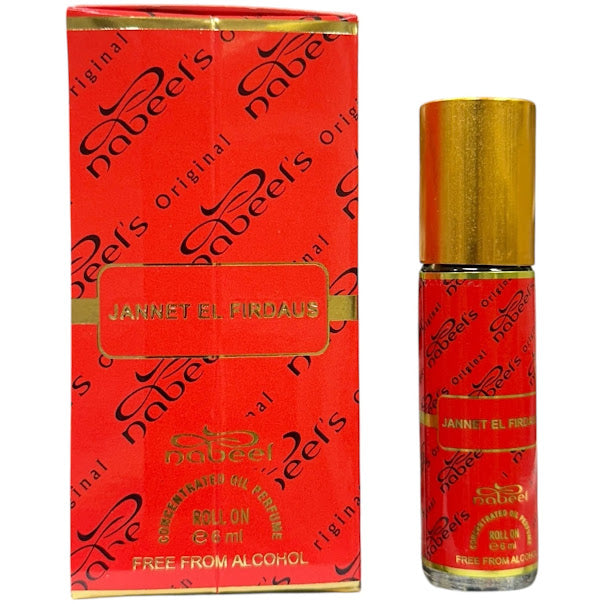 Jannet Al Firdaus - Box 6 x 6ml Roll-On Perfume Oil by Nabeel Free From Alcohol