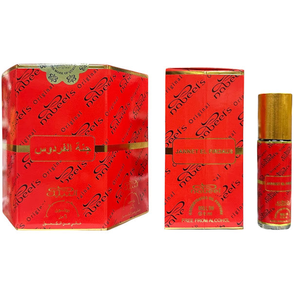 Jannet Al Firdaus - Box 6 x 6ml Roll-On Perfume Oil by Nabeel Free From Alcohol