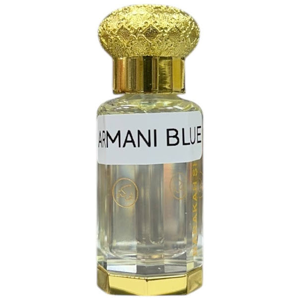 ARMANI BLUE - Attar Perfume Oil 12mL (0.40 OZ) Unisex Original Alcohol Free