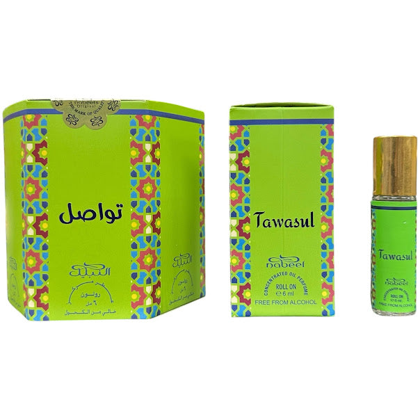 Tawasul - Box 6 x 6ml Roll-On Perfume Oil by Nabeel Free From Alcohol