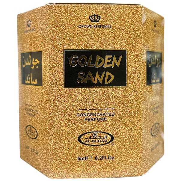 Golden Sand 6mL Roll On Perfume Oil Concentrated by Al Rehab (BOX OF 6)