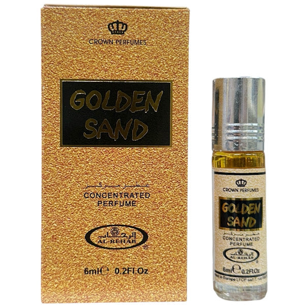 Golden Sand 6mL Roll On Perfume Oil Concentrated by Al Rehab (BOX OF 6)