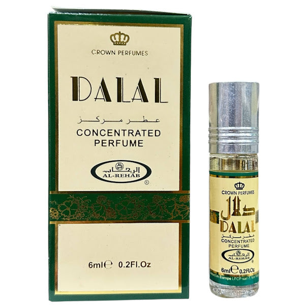 DALAL 6mL Roll On Perfume Oil Concentrated by Al Rehab Unisex (BOX OF 6)