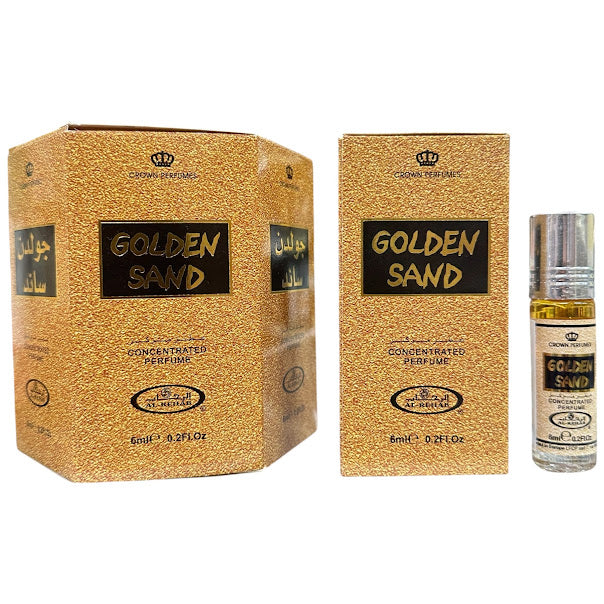 Golden Sand 6mL Roll On Perfume Oil Concentrated by Al Rehab (BOX OF 6)