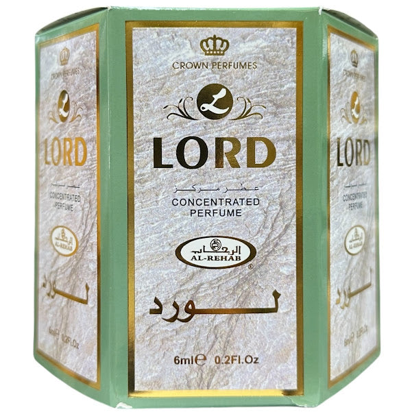 LORD 6mL Roll On Perfume Oil Concentrated by Al Rehab (BOX OF 6)