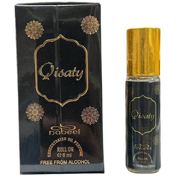 Qisaty - Box 6 x 6ml Roll-On Perfume Oil by Nabeel Free From Alcohol