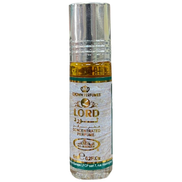 LORD 6mL Roll On Perfume Oil Concentrated by Al Rehab (BOX OF 6)
