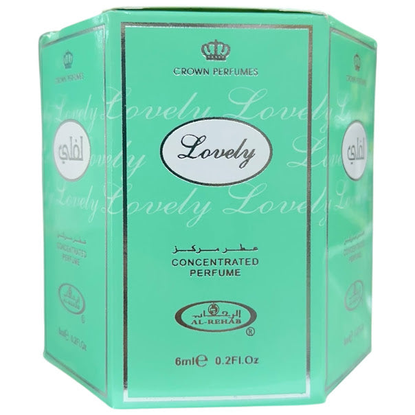 Lovely 6mL Roll On Perfume Oil Concentrated by Al Rehab (BOX OF 6)