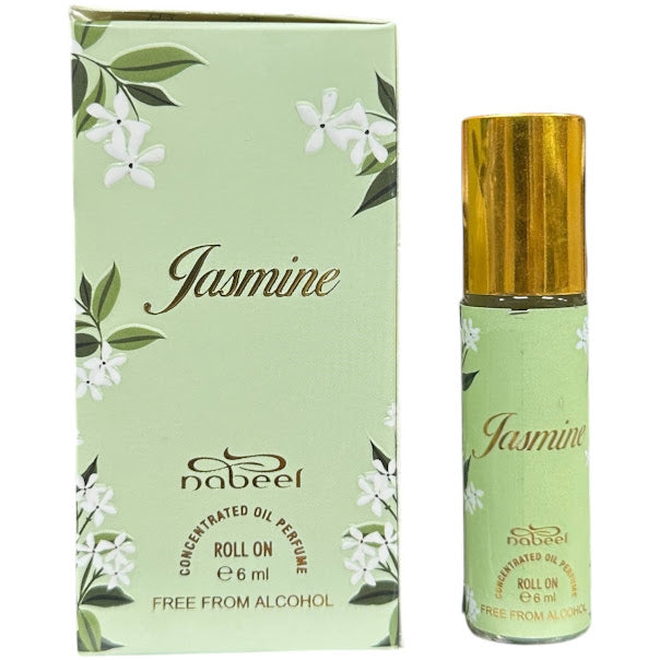 Jasmine - Box 6 x 6ml Roll-On Perfume Oil by Nabeel Free From Alcohol