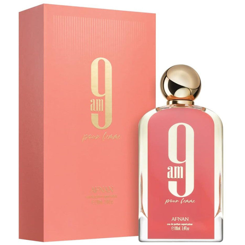 9AM Pour Femme Coral Afnan Perfume 3.4 oz 100ml EDP Cologne Unisex