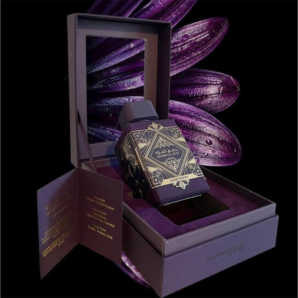 Badee Al Oud Amethyst Lattafa Perfume Spray Unisex EDP 100ml 3.4fl oz