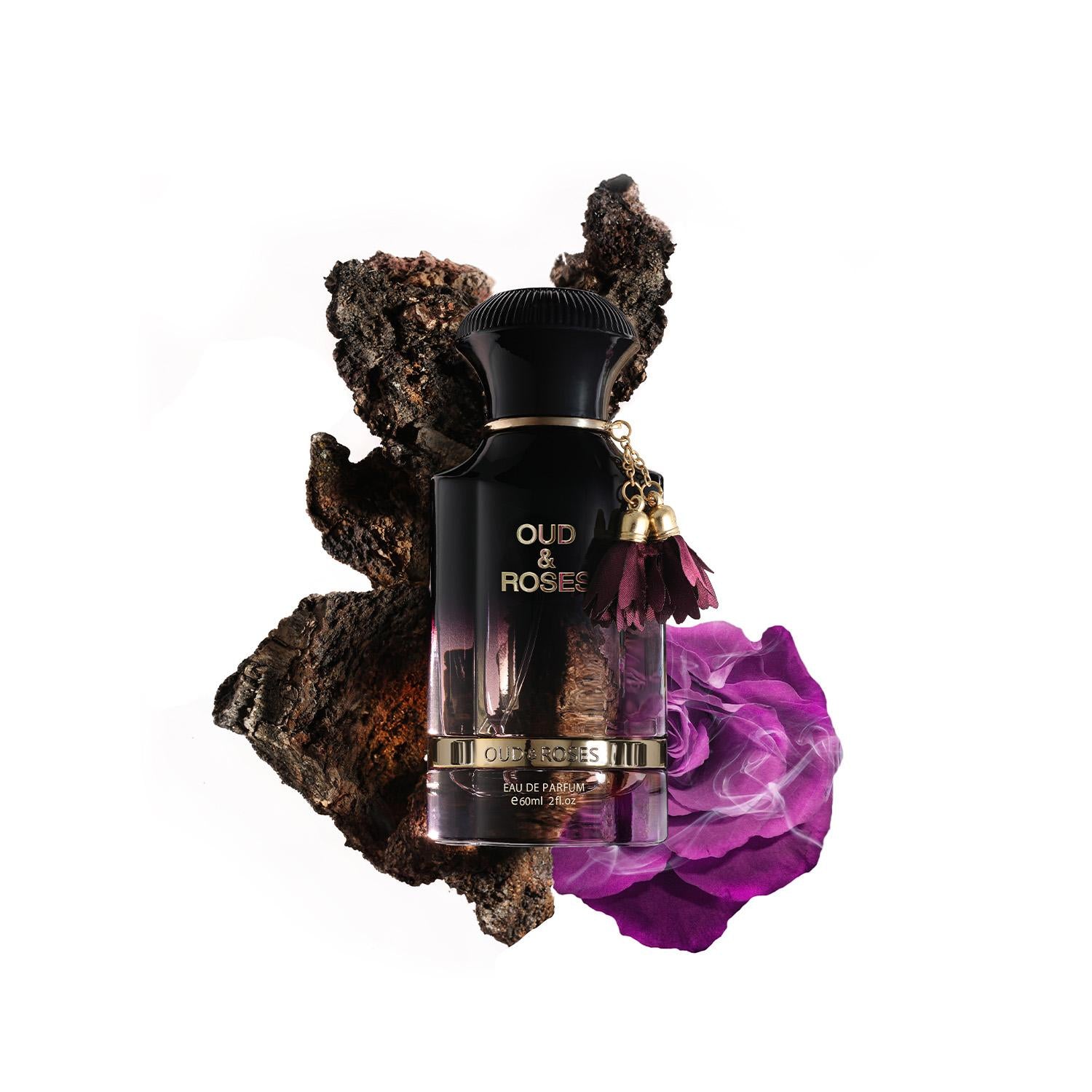 Oud & Roses by Ahmed Al Maghribi 60ml Spray Extrait De Parfum New Free Shipping
