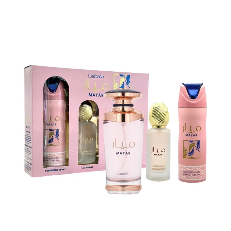 Mayar Lattafa 3 Piece Perfume Gift Set