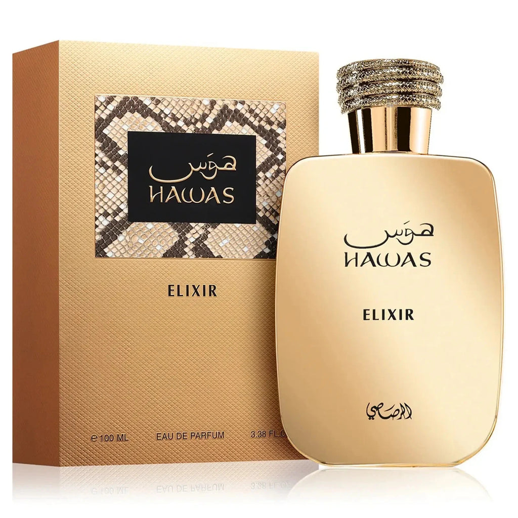Rasasi Hawas Elixir Eau De Parfum Perfume Spray 3.38 oz / 100 ml