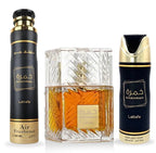 Khamrah Lattafa 3 Piece Perfume Gift Set
