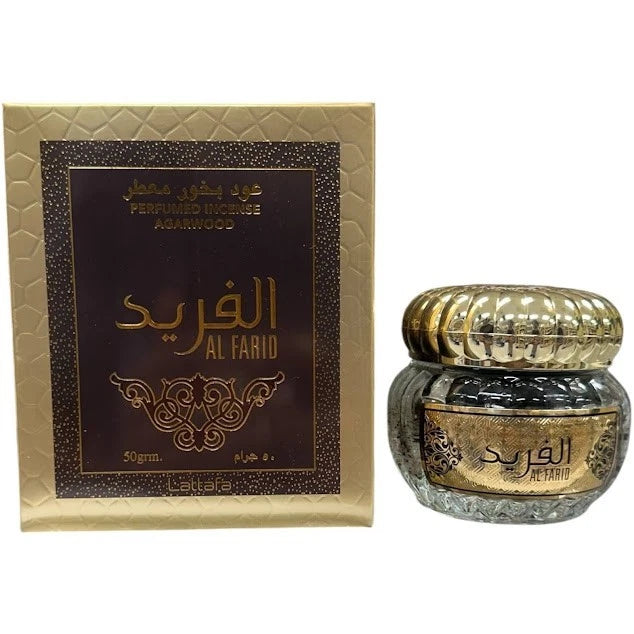 Al Farid Lattafa 50gm Oud Bukhoor Incense Jar
