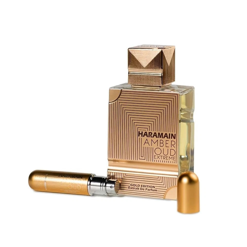 Al Haramain Amber Oud Extreme Gold Edition Extrait De Parfum 60ml with Atomizer