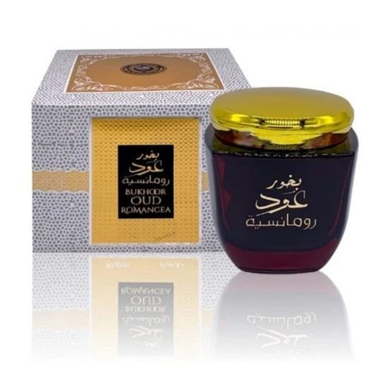Oud Romancea Ard Al Zaafaran 80gm Bukhoor Incense Jar