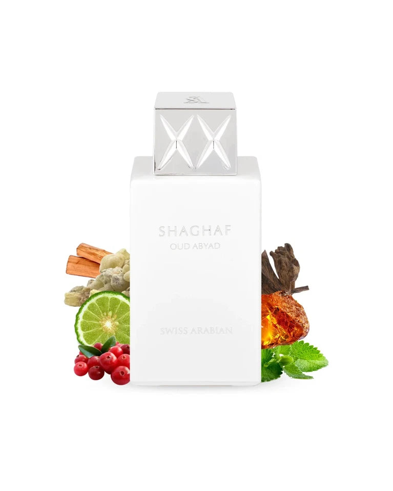 Shaghaf Oud Abyad Swiss Arabian Unisex EDP Spray 75mL 2.5fl oz