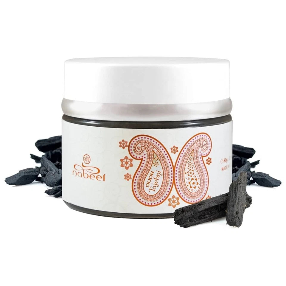 Tajebni Nabeel Oudh 60gm Incense Bakhoor Jar