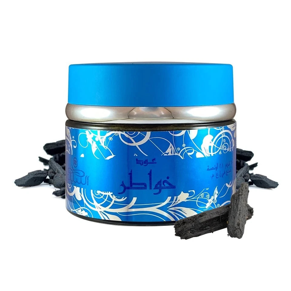Khawatir Nabeel Oudh 60gm Incense Bakhoor Jar