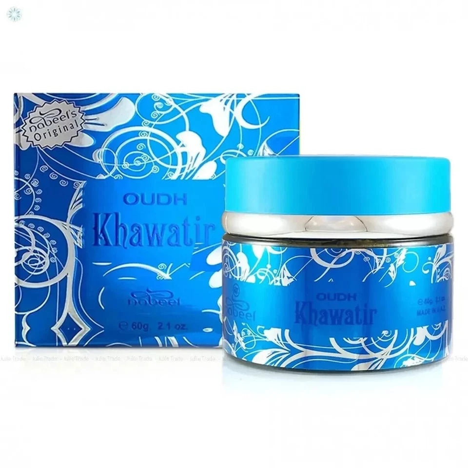 Khawatir Nabeel Oudh 60gm Incense Bakhoor Jar