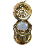 Gold Electric Incense Burner Bakhoor Mabkhara Oud