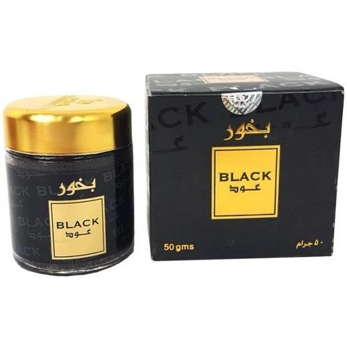 Black Oud Bukhoor Banafa For Oud 50gm Jar