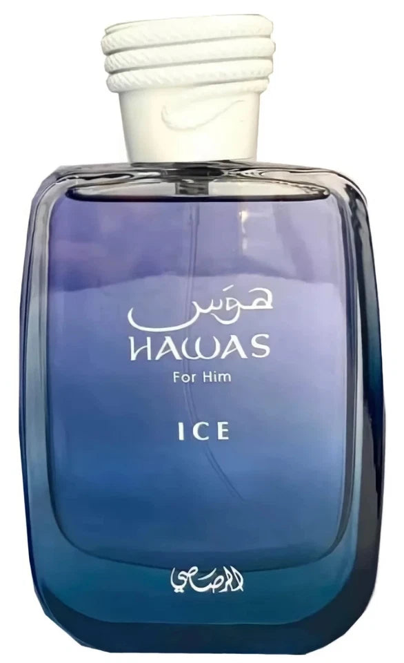 Rasasi Hawas Ice Eau De Parfum Perfume Spray 3.38 oz / 100 ml