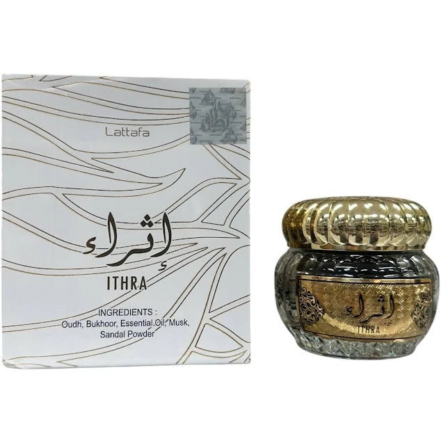 Ithra Lattafa 50gm Oud Bukhoor Incense Jar